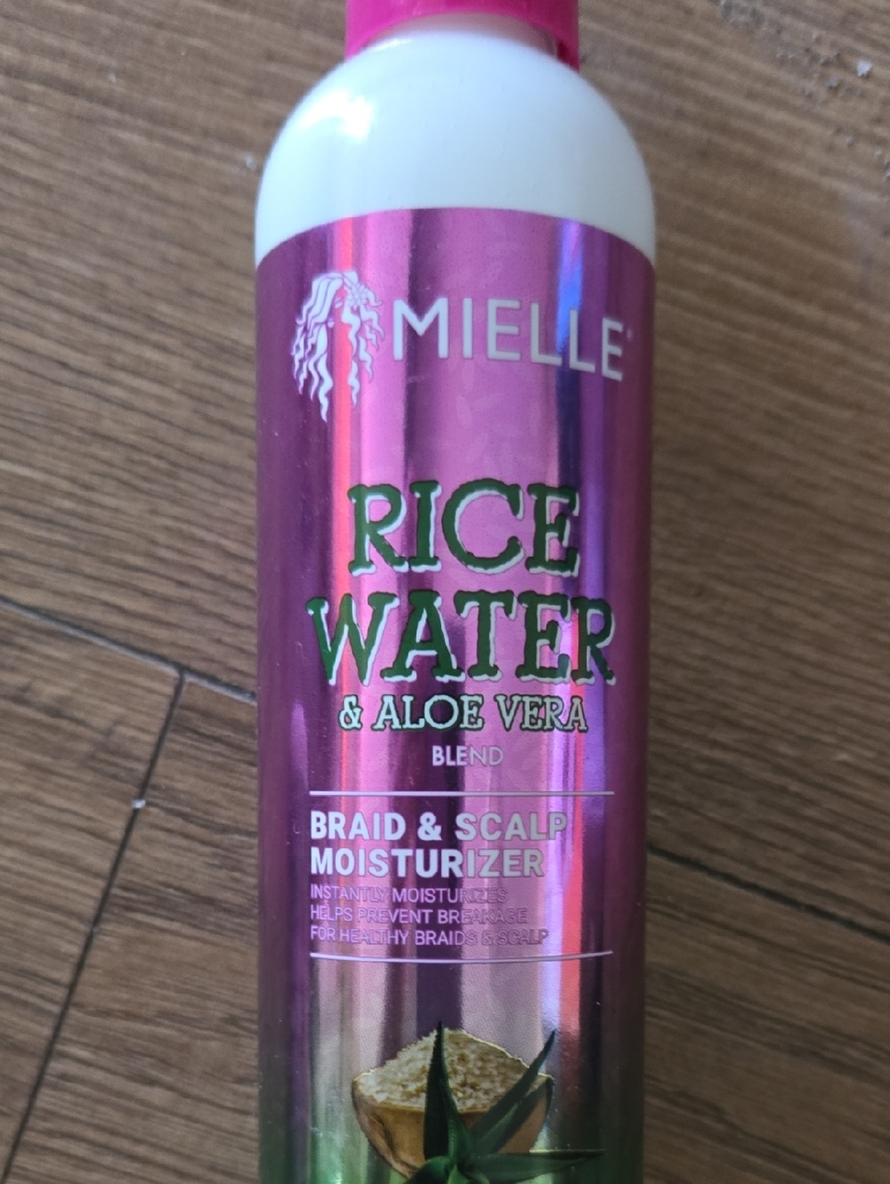 Mielle Rice Water & Aloe Vera Braid & Scalp Moisturizer - Pink